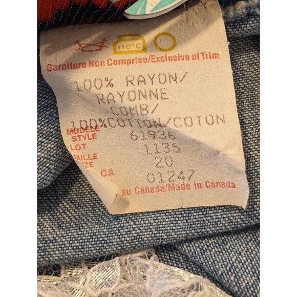 Blue and White Maxi Dress - Picture 9 of 9